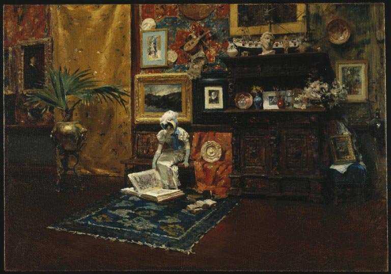 William Merritt Chase Studio Interior